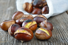 Chestnuts roasted and cracked