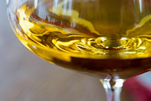 Glass of chardonnay wine